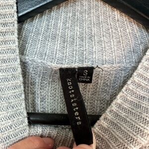 Knot Sisters Gray Cardigan Sweater